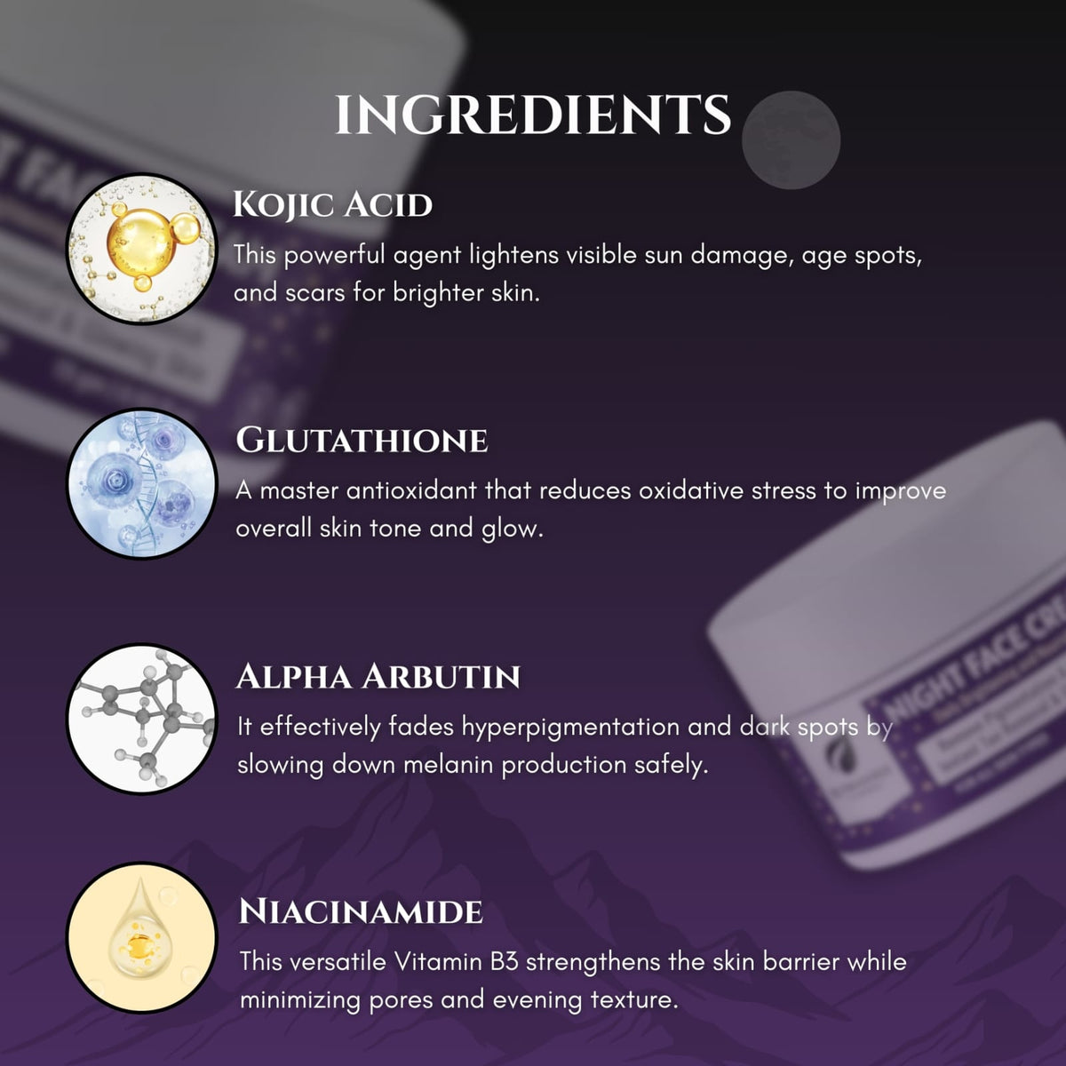 Rudrashree Night Face Cream – Daily Brightening & Nourishing Night Care